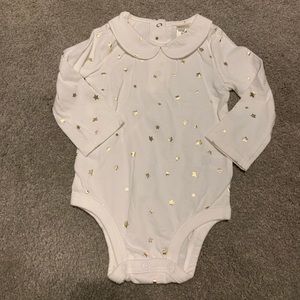 Oshkosh long sleeve collared bodysuit